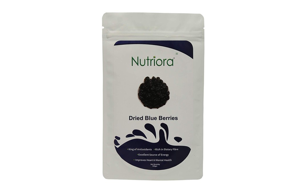 Nutriora Dried Blue Berries    Pack  150 grams